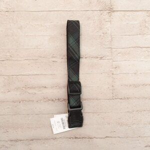 NWT J. Crew Crew Mutts Tartan Plaid Dog Collar size M/L